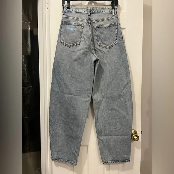 Ganni Light Blue Denim Stary Jeans - Picture 5 of 9